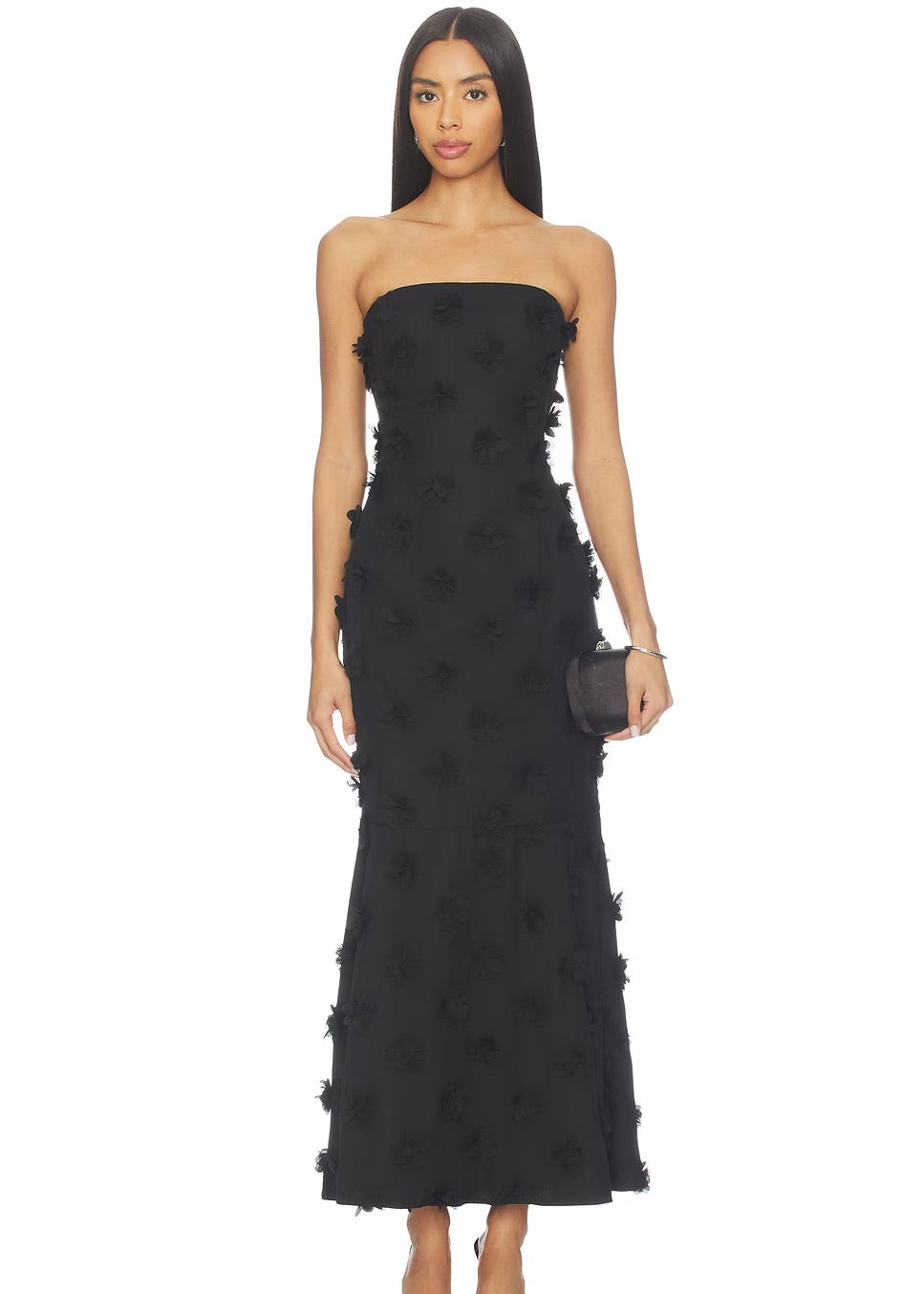 Sidona 3D Floral Georgette Dress
