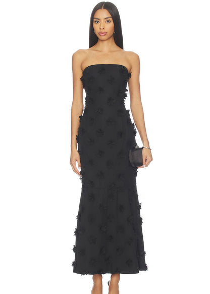 Sidona 3D Floral Georgette Dress