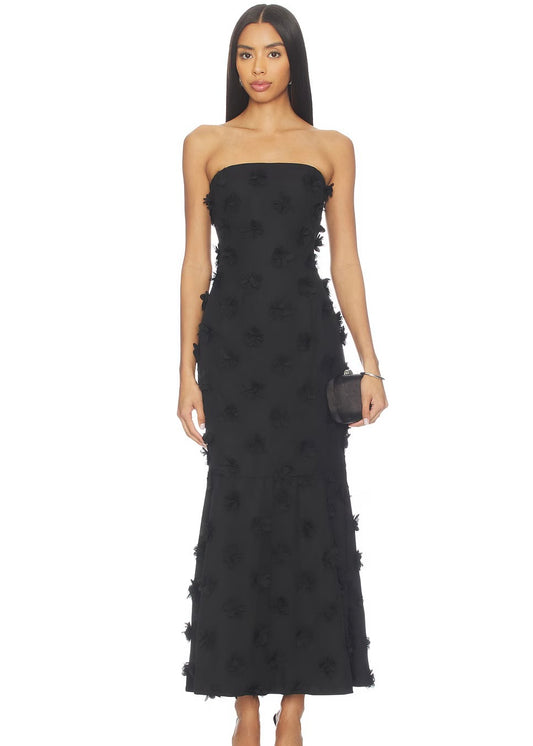 Sidona 3D Floral Georgette Dress
