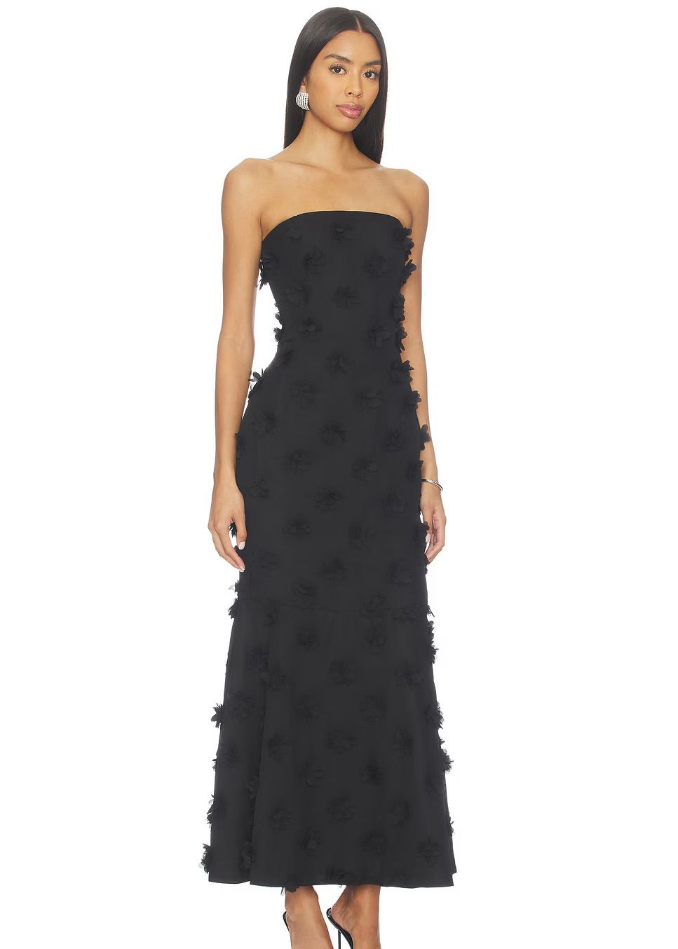 Sidona 3D Floral Georgette Dress