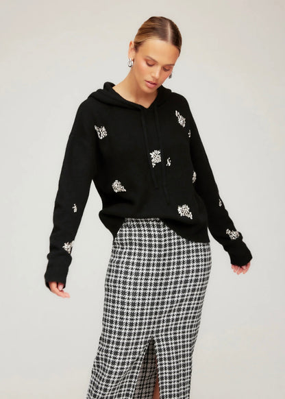 Krystal Embellished Hoodie