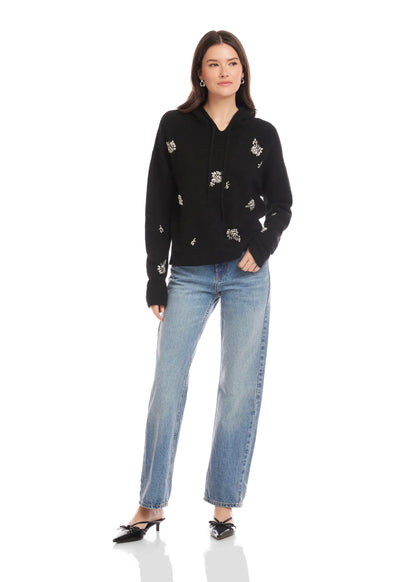 Krystal Embellished Hoodie