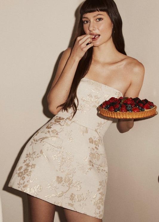 Bethany Strapless Romper