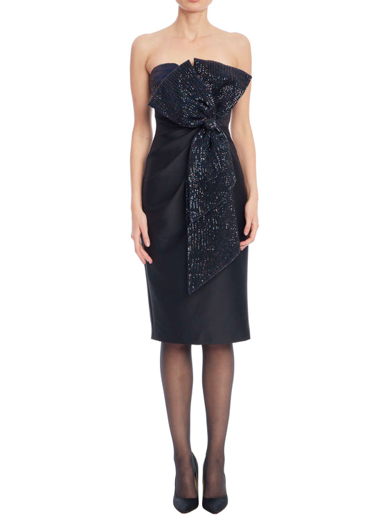 Bow Sash Combination Dress
