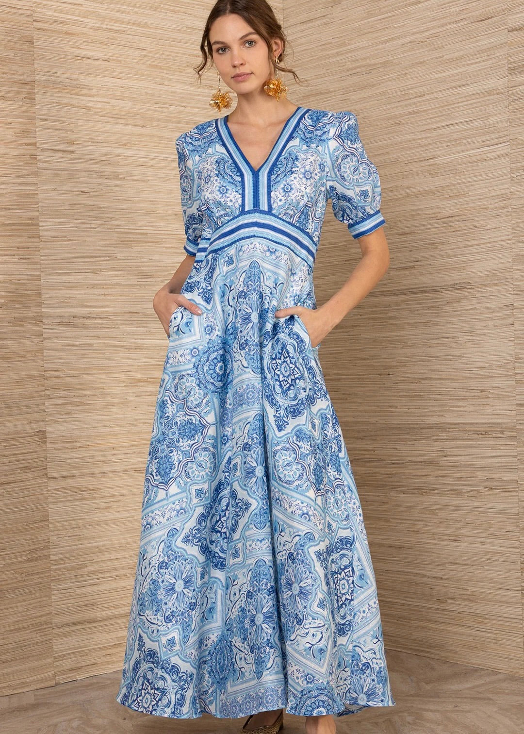 Ginevra Linen Maxi Dress