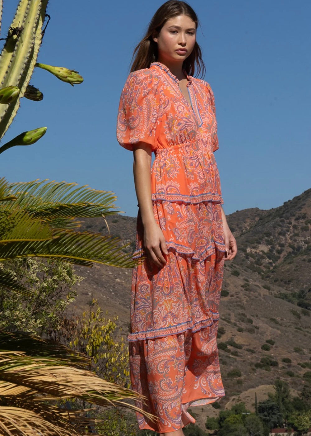 Buttercup Chiffon Maxi Dress