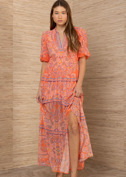 Buttercup Chiffon Maxi Dress
