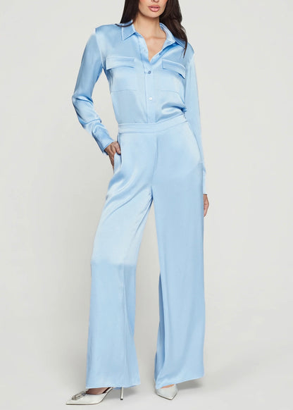 Kelela Hammered Satin Pants