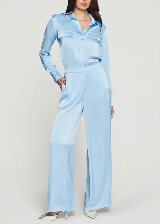 Kelela Hammered Satin Pants
