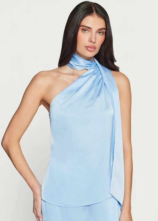 Caliope Hammered Scarf Blouse