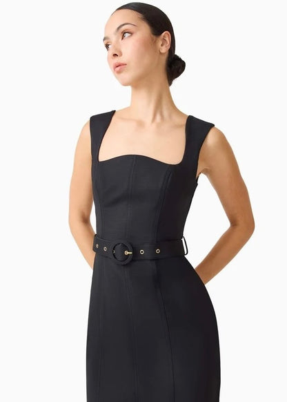 Nydia Fit & Flare Maxi Dress
