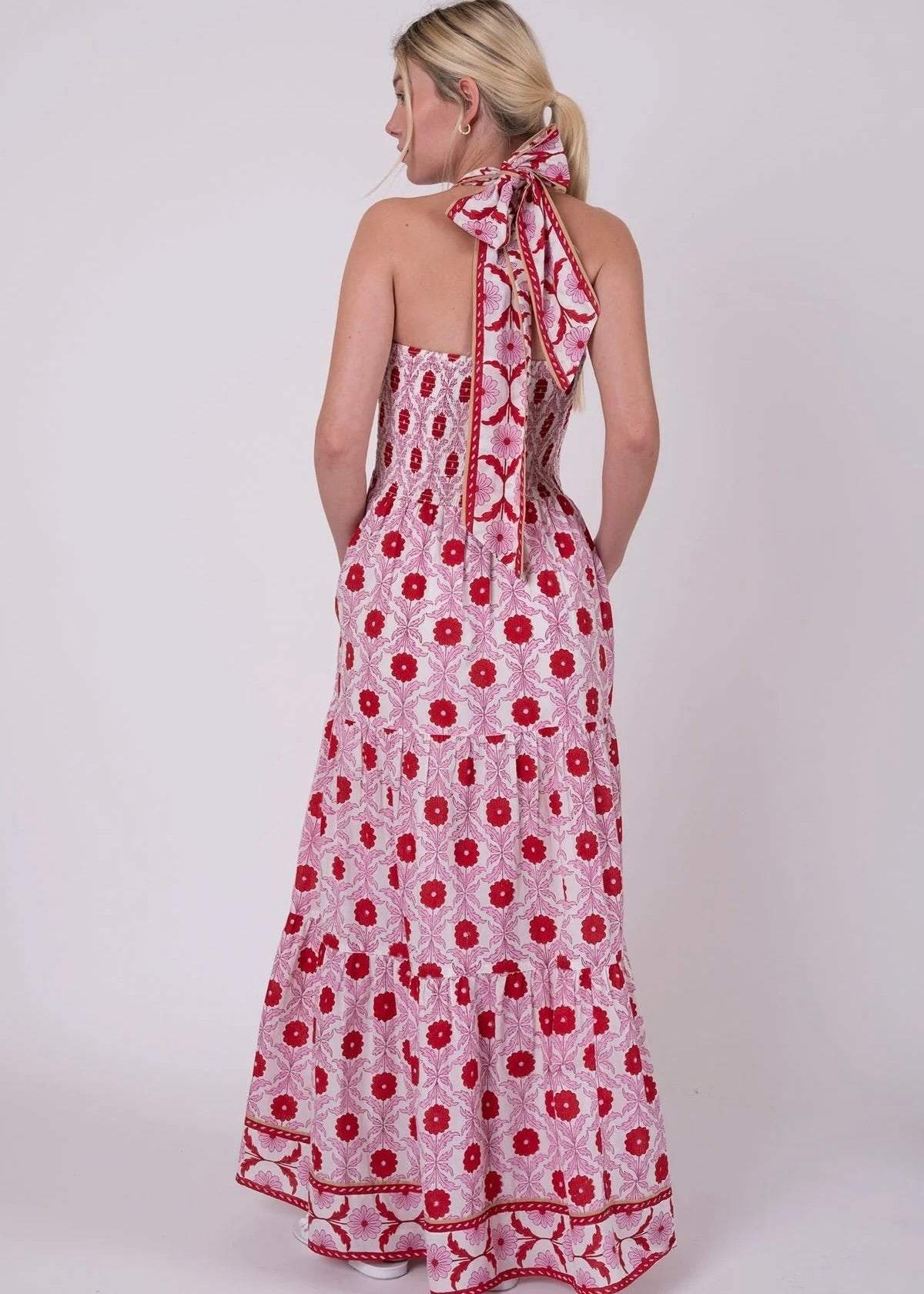 Smocked Halter Dress