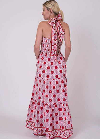 Smocked Halter Dress