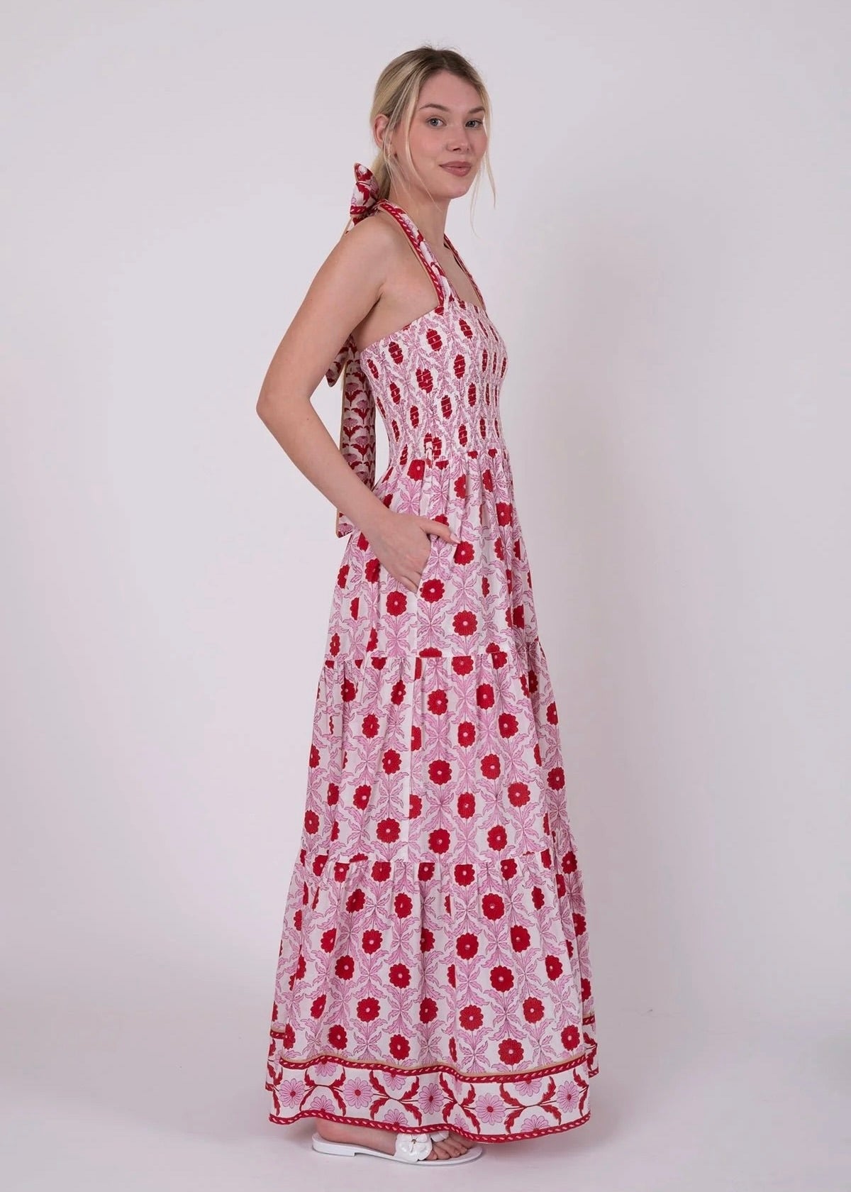 Smocked Halter Dress