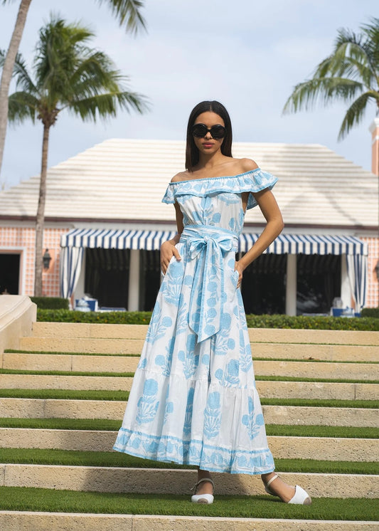 Sleeveless Marias Maxi Dress
