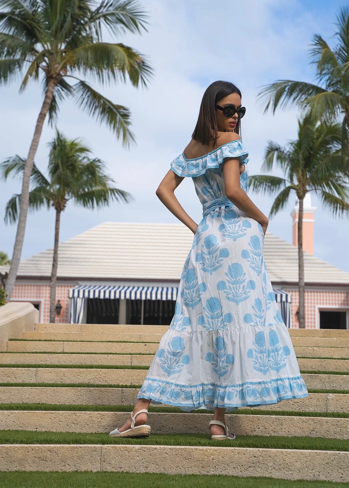 Sleeveless Marias Maxi Dress