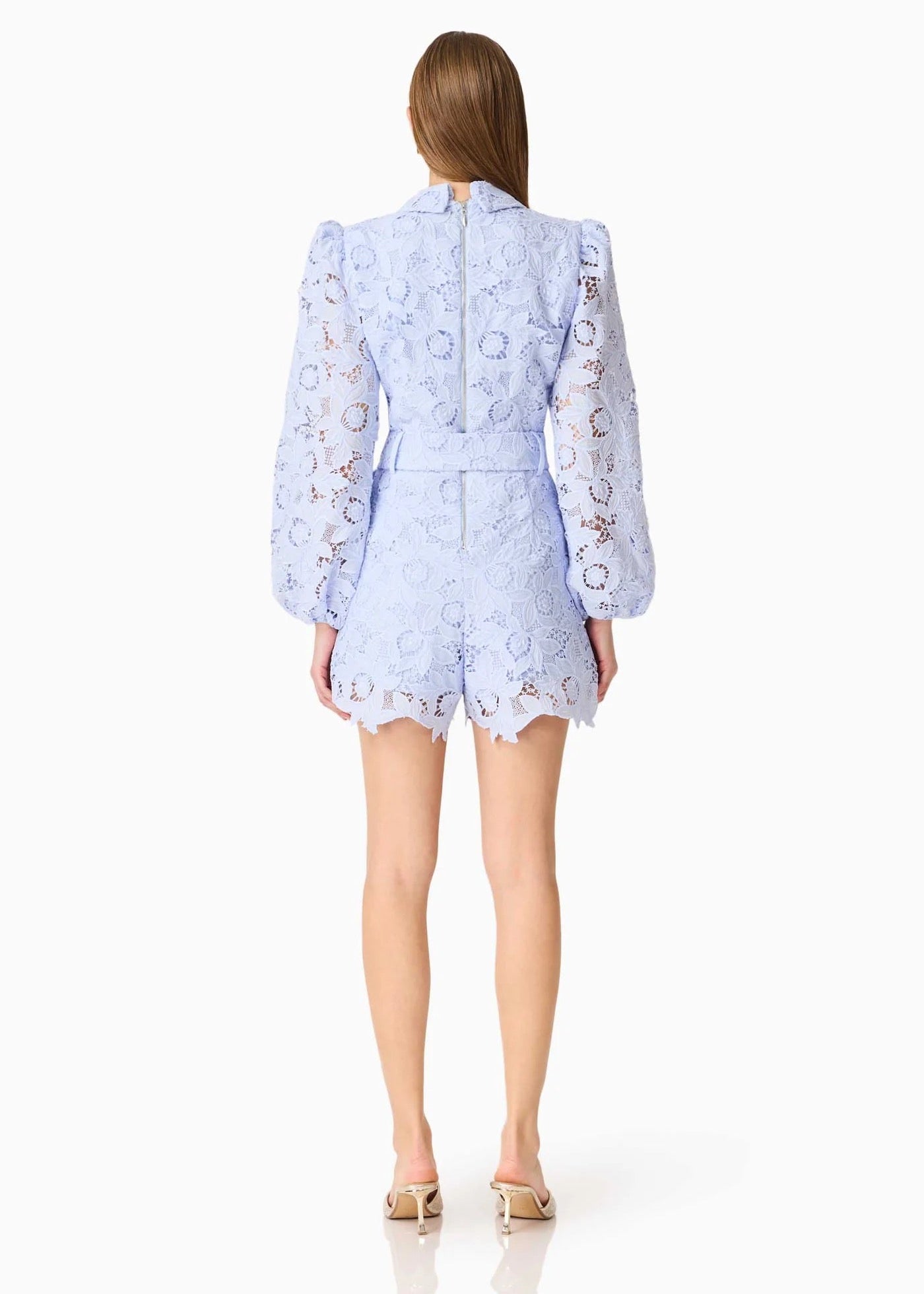 Lacy Long Sleeve Playsuit