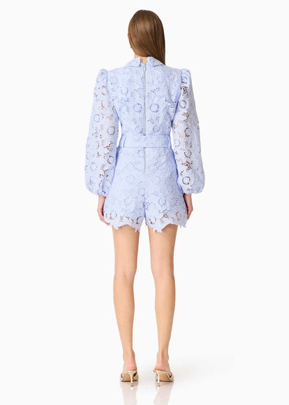 Lacy Long Sleeve Playsuit