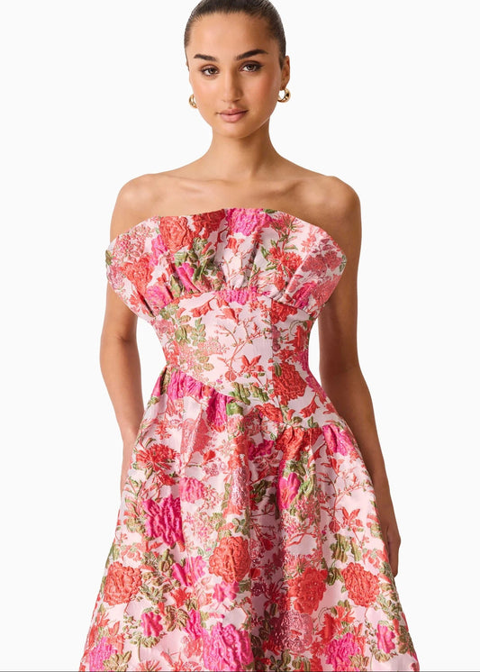 Floralie Strapless Gown