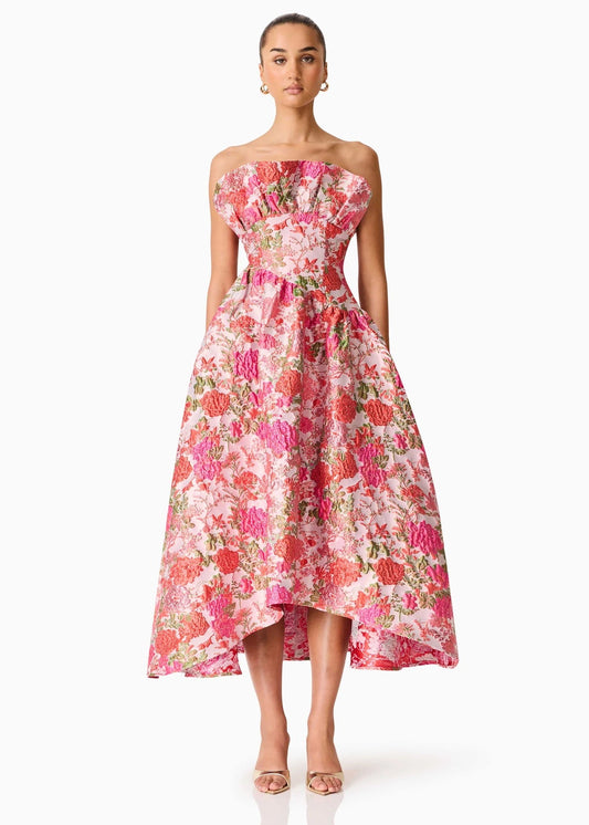 Floralie Strapless Gown