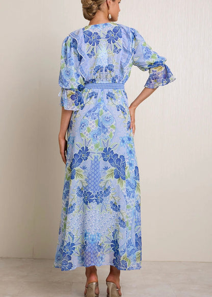 Meridian Chiffon Maxi Dress