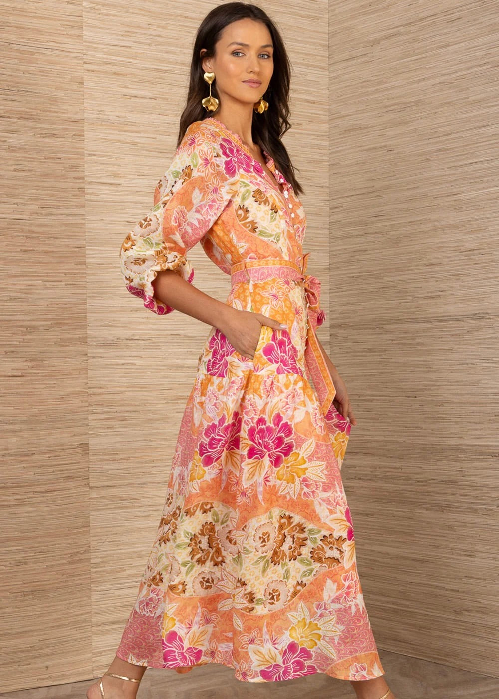 Baia Linen Dress
