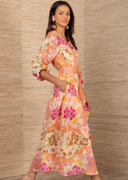 Baia Linen Dress