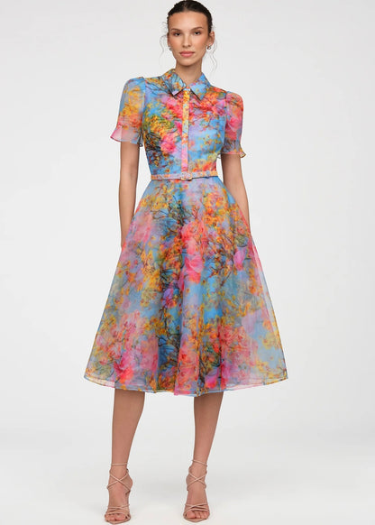 Marcel Organza Shirt Dress