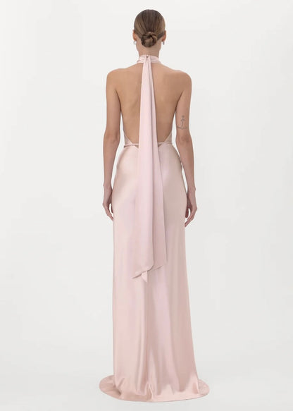 Delphine Satin Gown