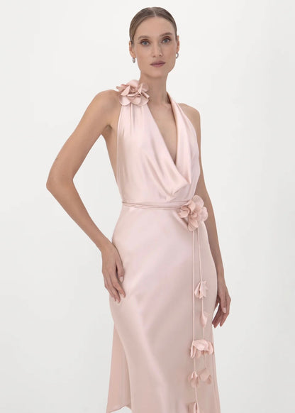 Delphine Satin Gown