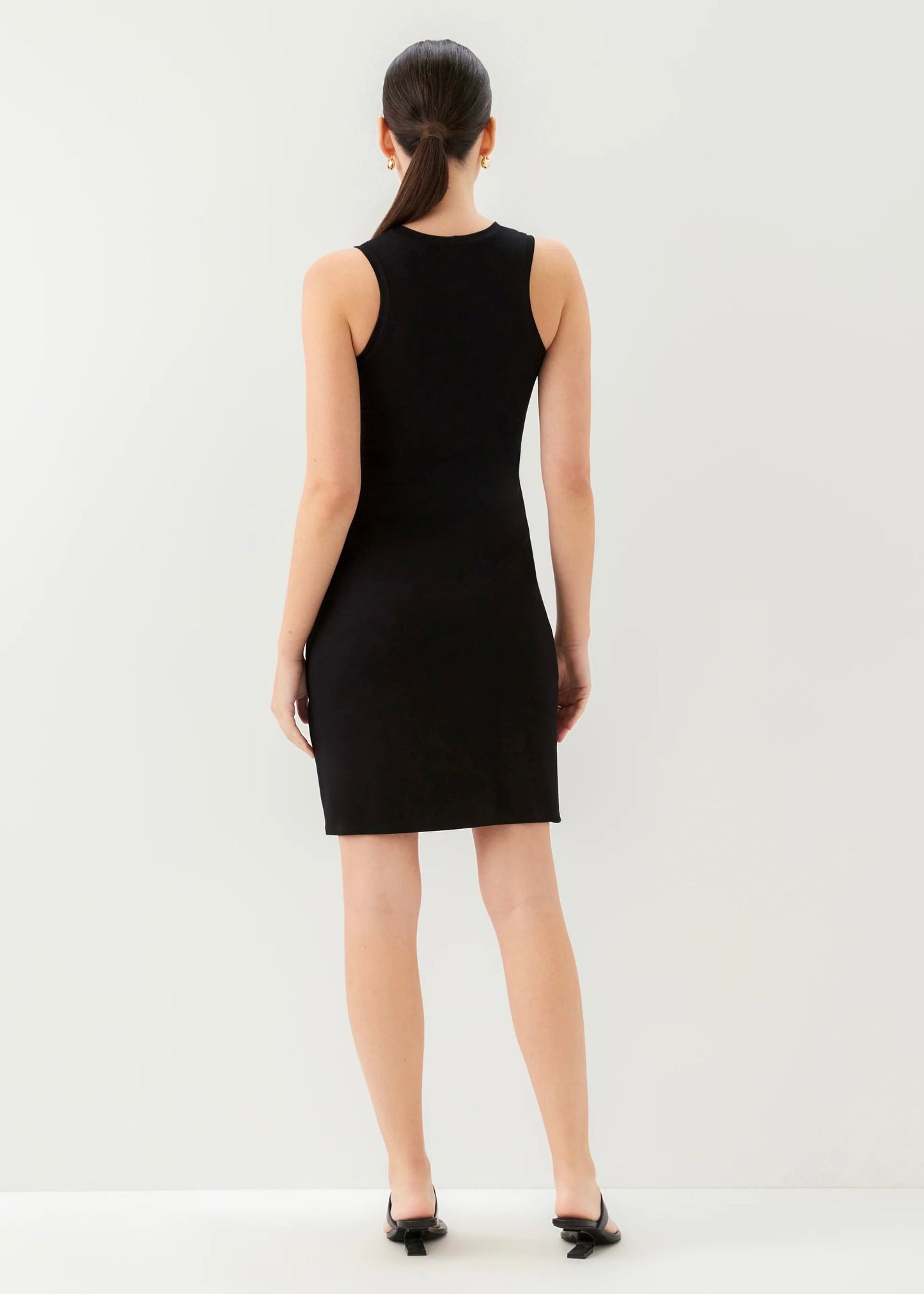 Side-Shirred Tank Dress
