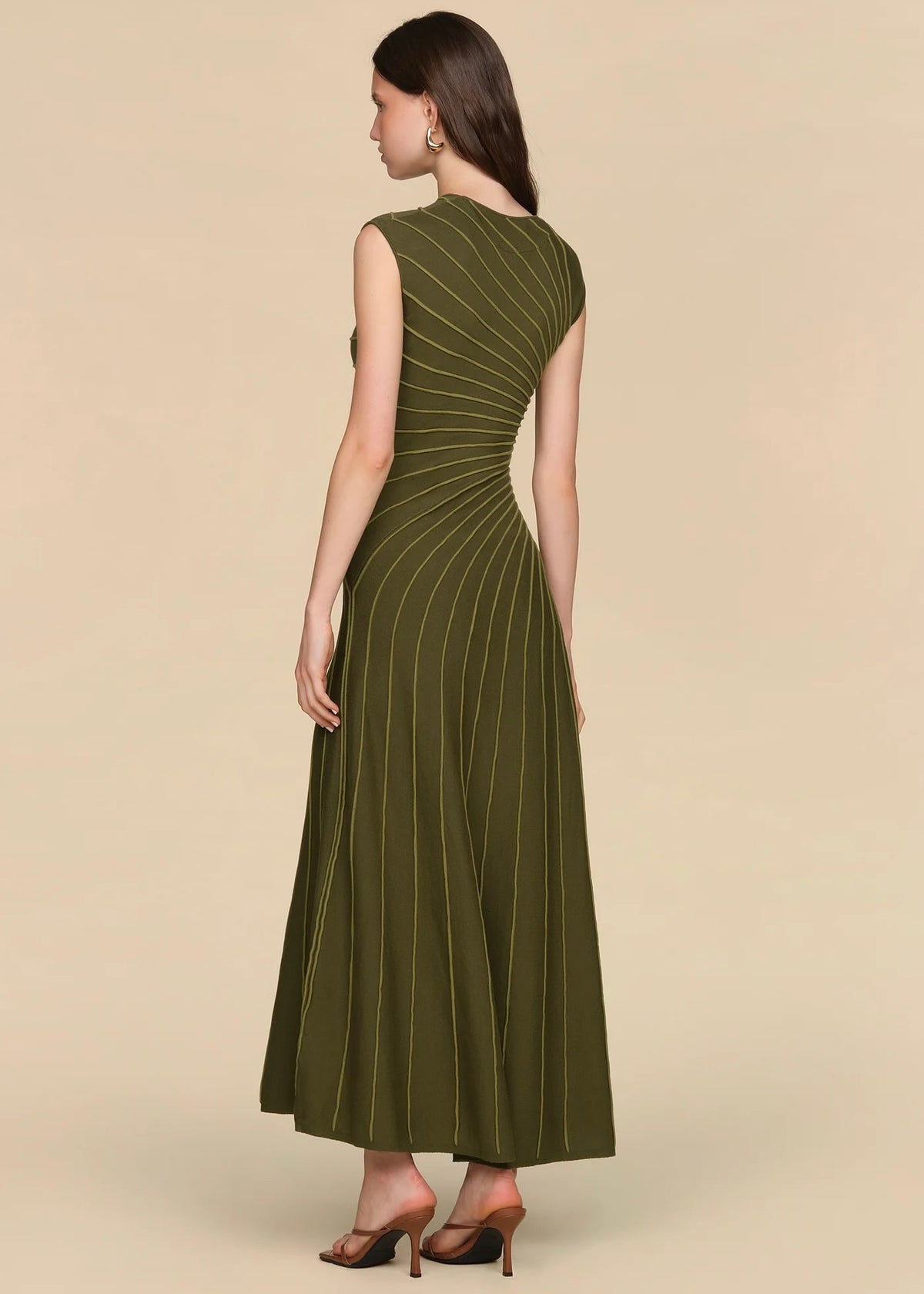 Freya Pleated Knit Dress