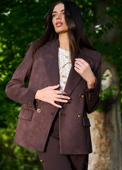 Maverick Vegan Suede Blazer