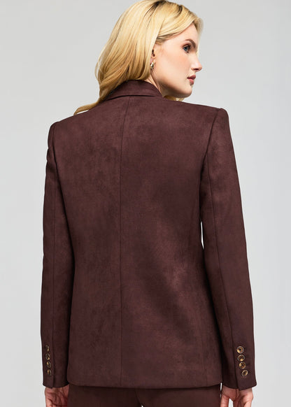 Maverick Vegan Suede Blazer