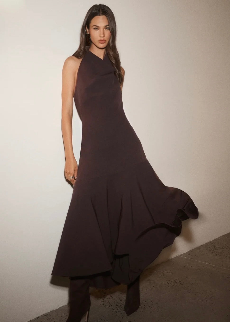 Jade Cady Halter Dress