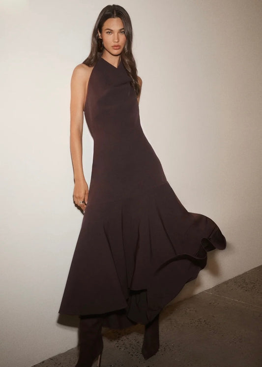 Jade Cady Halter Dress