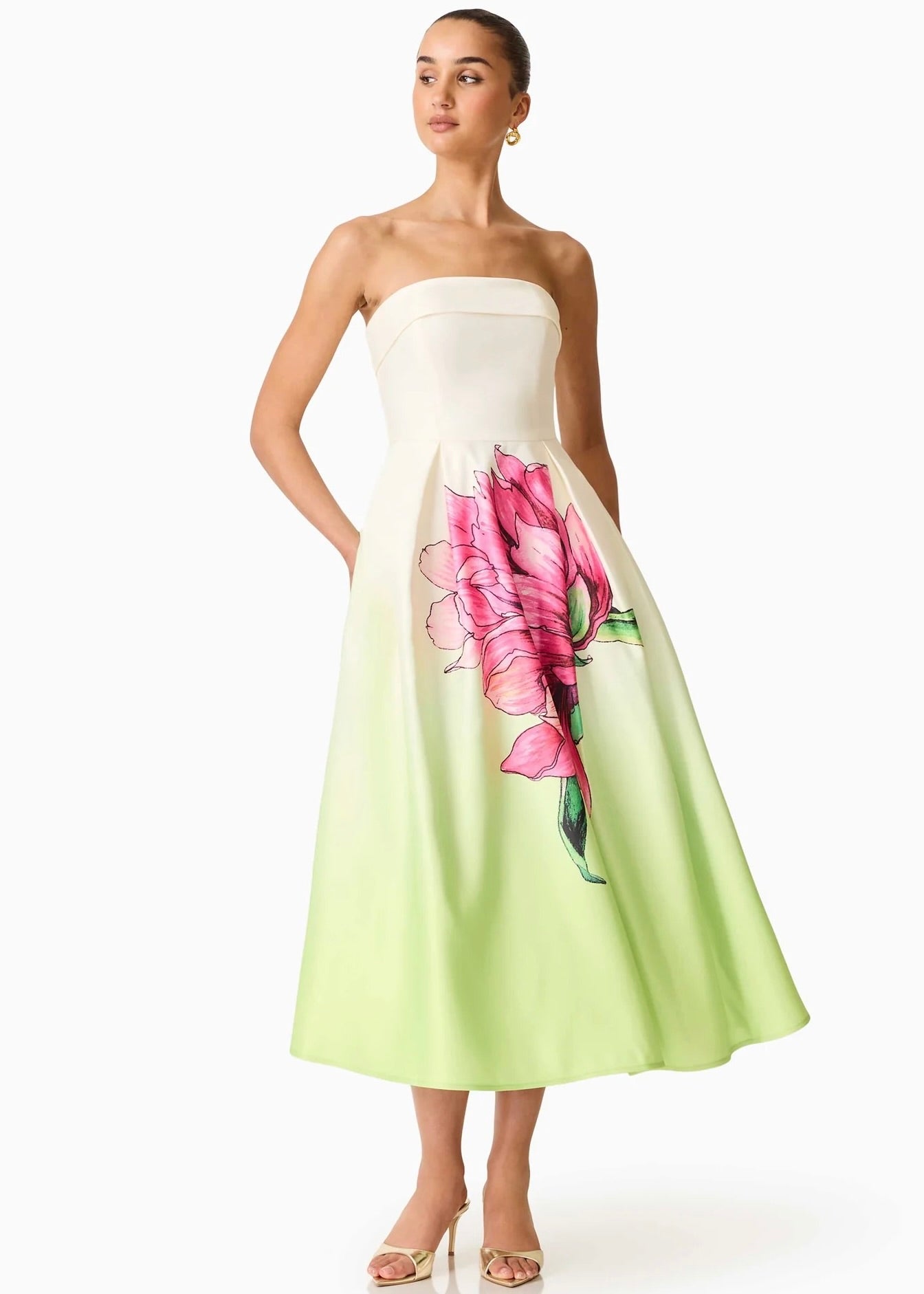 Elisia Strapless Gown