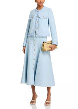 Load image into Gallery viewer, Birdseye Tweed Skirt