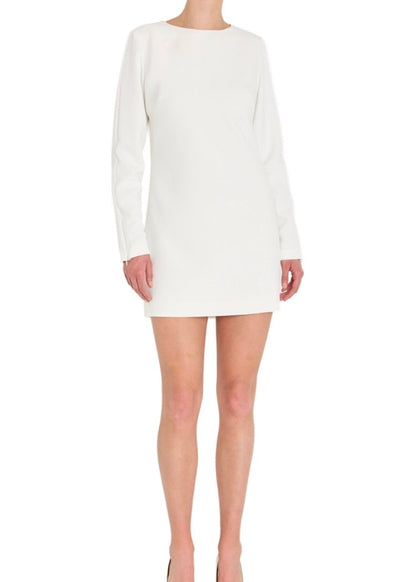 Audrey Crepe Mini Dress