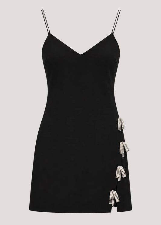 Rhinestone Bow Rella Dress