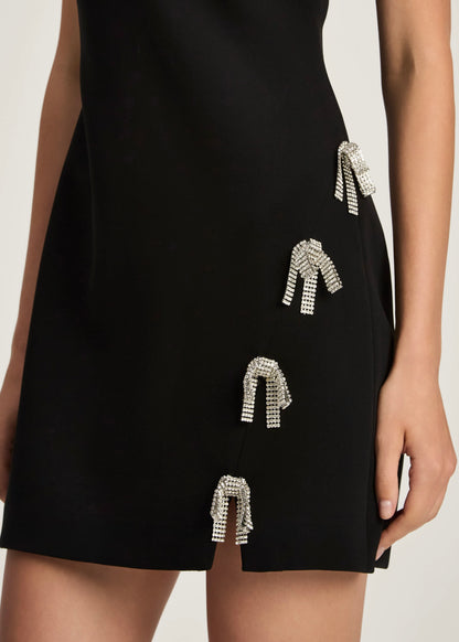 Rhinestone Bow Rella Dress