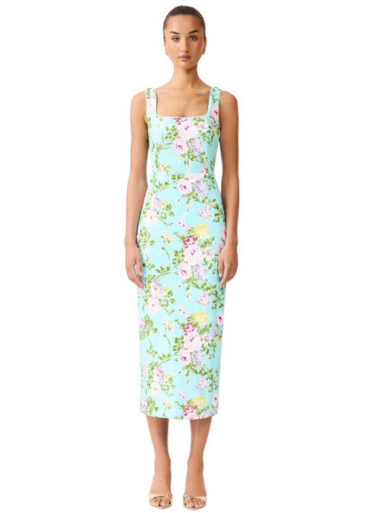 Emmeline Square Neck Midi Dress