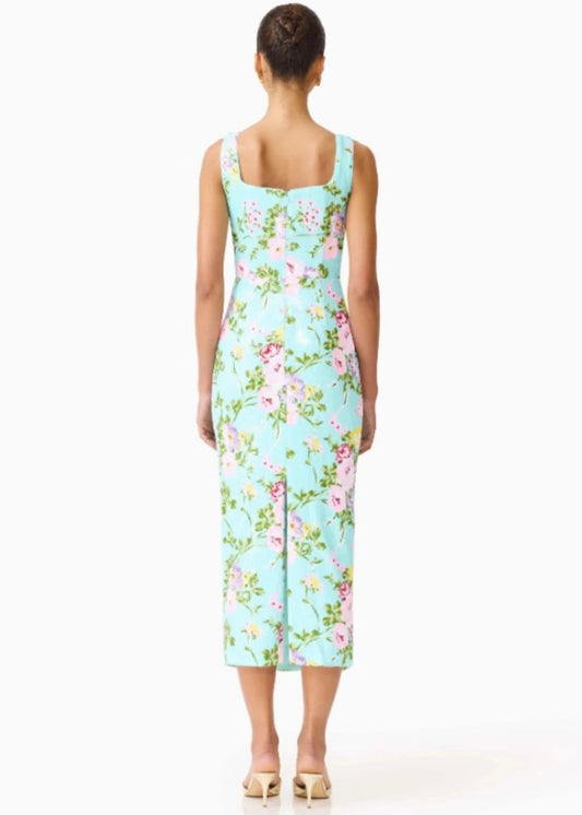 Emmeline Square Neck Midi Dress