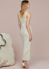 Load image into Gallery viewer, Indiyah Metallic Knit Midi Dress