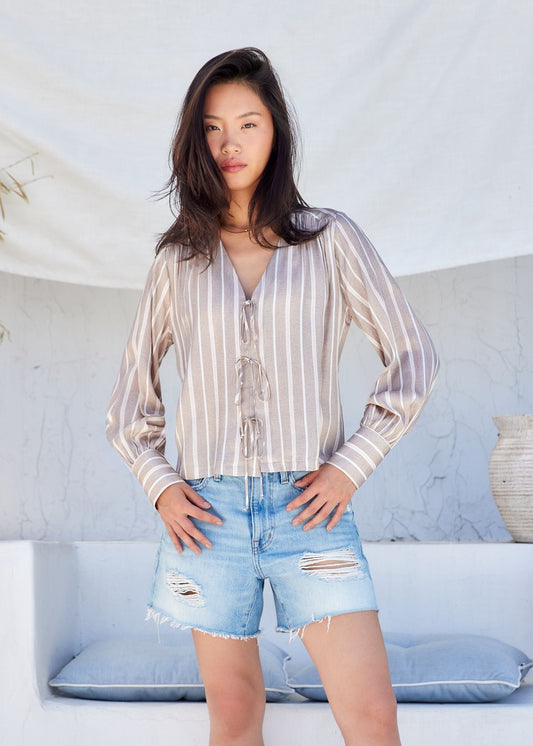 Kayla Bow Detail Blouse