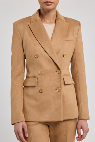 ARIELLE VEGAN SUEDE BLAZER