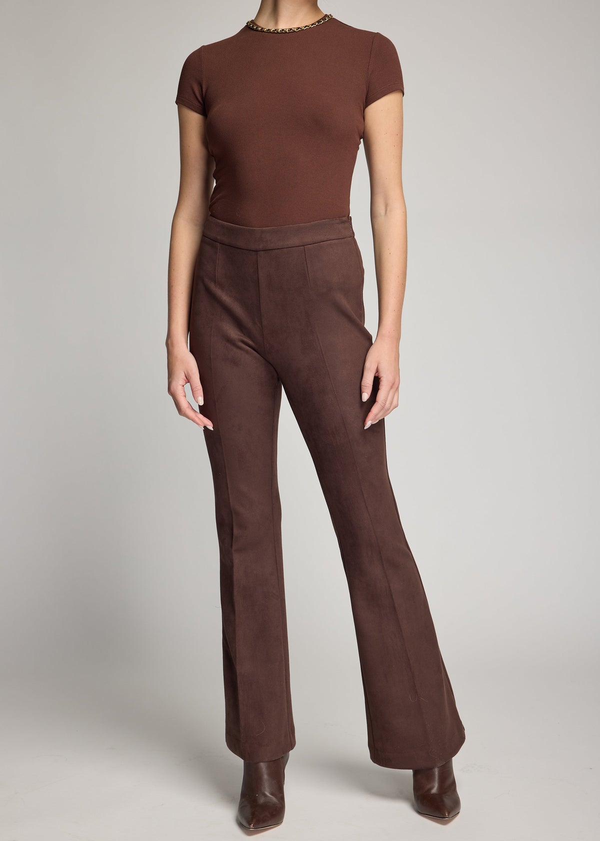 ELISE STRETCH SUEDE PANTS