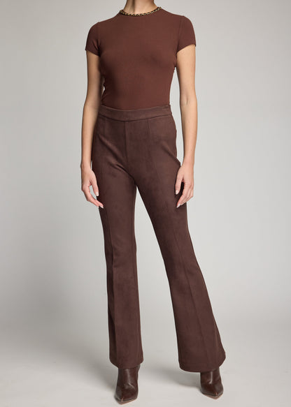 ELISE STRETCH SUEDE PANTS