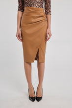 Load image into Gallery viewer, GINA VEGAN LEATHER SKIRT