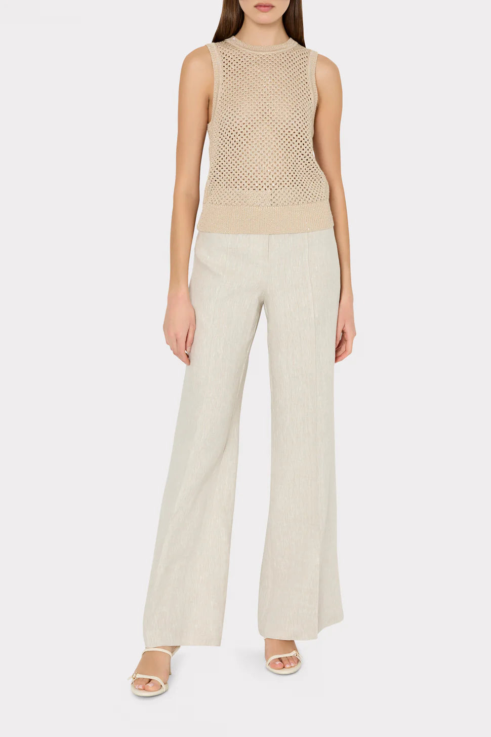Sequin Mesh Shell Sweater